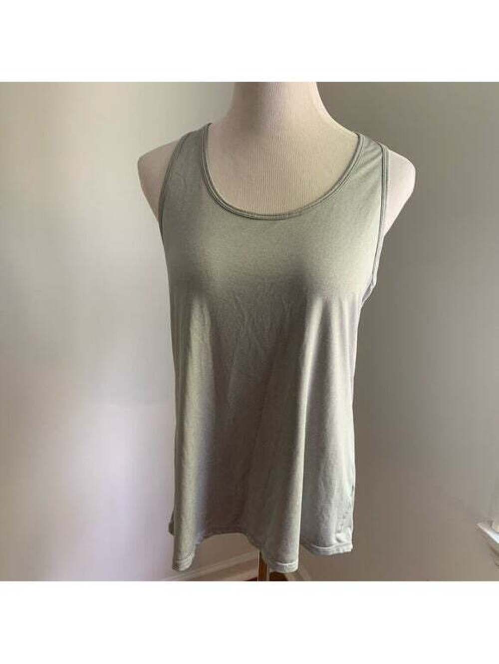 Head Gray Open Back Tank Top Sz L